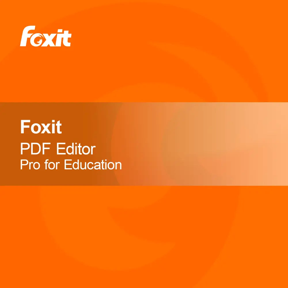 EDU Foxit PDF Editor Pro for Education